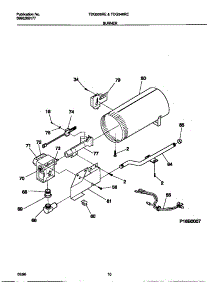06 - Burner parts for Frigidaire Dryer TDG336RED0 from AppliancePartsPros.com