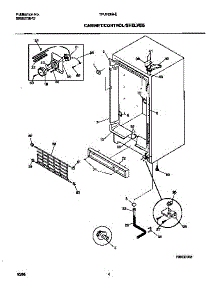03 - Cabinet / Control / Shelves parts for Frigidaire Freezer TFU12M4EW0 from AppliancePartsPros.com