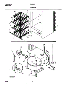 04 - System parts for Frigidaire Freezer TFU09M4EW0 from AppliancePartsPros.com