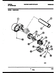 05 - Blower And Drive Parts parts for Frigidaire Dryer 49-2551-23-03 from AppliancePartsPros.com