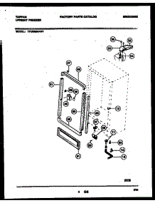 03 - Cabinet Parts parts for Frigidaire Freezer TFU09M4AW1 from AppliancePartsPros.com