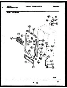 03 - Cabinet Parts parts for Frigidaire Freezer TFU17M6AW0 from AppliancePartsPros.com