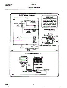 05 - Wiring Diagram parts for Frigidaire Freezer TFU20F7EW0 from AppliancePartsPros.com