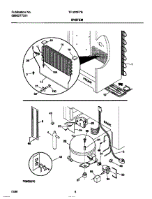04 - System parts for Frigidaire Freezer TFU20F7BW2 from AppliancePartsPros.com