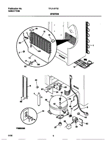 04 - System parts for Frigidaire Freezer TFU14F7BW2 from AppliancePartsPros.com