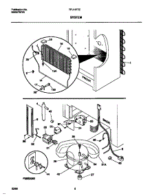 04 - System parts for Frigidaire Freezer TFU16F7EW0 from AppliancePartsPros.com
