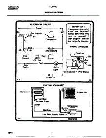 05 - Wiring Diagram parts for Frigidaire Freezer TFU17M4EW0 from AppliancePartsPros.com