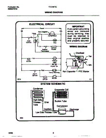 05 - Wiring Diagram parts for Frigidaire Freezer TFU16F7EW0 from AppliancePartsPros.com