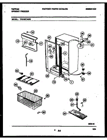 03 - Cabinet Parts parts for Frigidaire Freezer TFU16F7AW3 from AppliancePartsPros.com