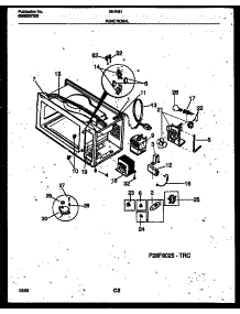 04 - Functional Parts parts for Frigidaire Microwave 56-2461-10-05 from AppliancePartsPros.com