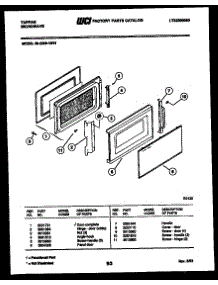 03 - Door Parts parts for Frigidaire Microwave 56-2369-10-01 from AppliancePartsPros.com