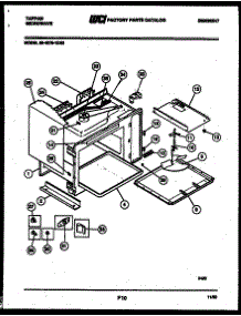 05 - Body Parts parts for Frigidaire Microwave 56-4278-10-02 from AppliancePartsPros.com