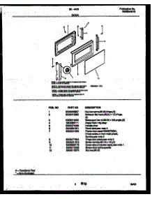 03 - Door Parts parts for Frigidaire Microwave 56-4443-10-01 from AppliancePartsPros.com