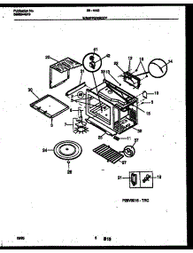 05 - Wrapper And Body Parts parts for Frigidaire Microwave 56-4443-10-01 from AppliancePartsPros.com