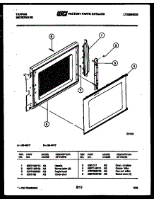 04 - Door Parts parts for Frigidaire Microwave 56-4477-10-02 from AppliancePartsPros.com
