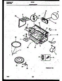 05 - Wrapper And Body Parts parts for Frigidaire Microwave 56-2461-10-04 from AppliancePartsPros.com