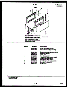 03 - Door Parts parts for Frigidaire Microwave 56-4861-10-05 from AppliancePartsPros.com