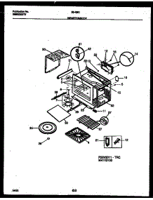05 - Wrapper And Body Parts parts for Frigidaire Microwave 56-4861-10-05 from AppliancePartsPros.com