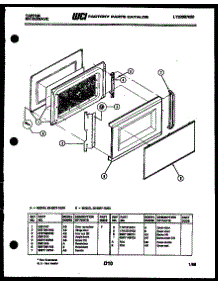 03 - Door Parts parts for Frigidaire Microwave 56-6677-10-01 from AppliancePartsPros.com