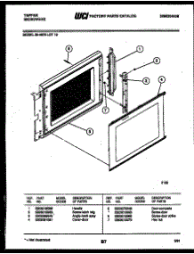03 - Door Parts parts for Frigidaire Microwave 56-4678-10-15 from AppliancePartsPros.com