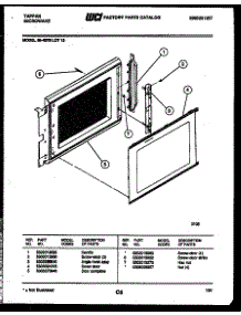 03 - Door Parts parts for Frigidaire Microwave 56-4878-10-15 from AppliancePartsPros.com