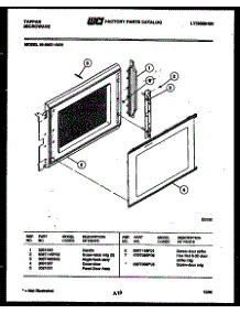 03 - Door Parts parts for Frigidaire Microwave 56-5897-10-01 from AppliancePartsPros.com