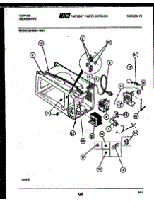 04 - Functional Parts parts for Frigidaire Microwave 56-9281-10-01 from AppliancePartsPros.com