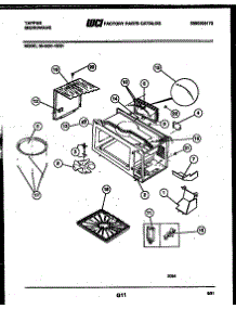 05 - Wrapper And Body Parts parts for Frigidaire Microwave 56-9281-10-01 from AppliancePartsPros.com