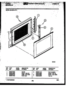 03 - Door Parts parts for Frigidaire Microwave 56-9339-10-03 from AppliancePartsPros.com