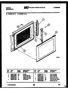 03 - Door Parts parts for Frigidaire Microwave 56-9338-10-04 from AppliancePartsPros.com