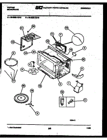 05 - Wrapper And Body Parts parts for Frigidaire Microwave 56-9389-10-15 from AppliancePartsPros.com