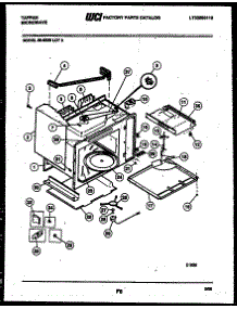 05 - Body Parts parts for Frigidaire Microwave 56-9339-10-03 from AppliancePartsPros.com