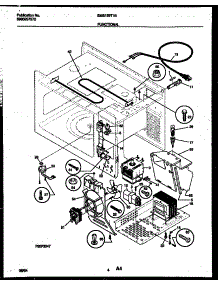 04 - Functional Parts parts for Frigidaire Microwave SMS139T1B from AppliancePartsPros.com
