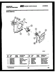 04 - Air Handling Parts parts for Frigidaire Air Conditioner MH205H1QA from AppliancePartsPros.com