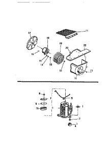 04 - Air Handling Parts, Compressor parts for Frigidaire Air Conditioner MH308C1QA from AppliancePartsPros.com