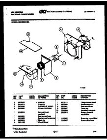 04 - Air Handling Parts parts for Frigidaire Air Conditioner MH309G1QA from AppliancePartsPros.com