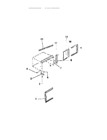 05 - Window Mounting Parts parts for Frigidaire Air Conditioner MH308C1QA from AppliancePartsPros.com