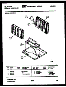05 - Unit Parts parts for Frigidaire Air Conditioner MH309G1QA from AppliancePartsPros.com