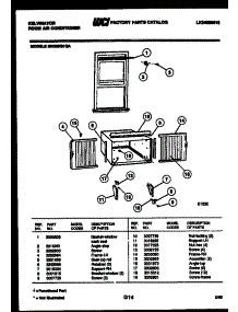 07 - Cabinet And Installation Parts parts for Frigidaire Air Conditioner MH309G1QA from AppliancePartsPros.com