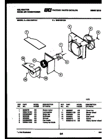 04 - Air Handling Parts parts for Frigidaire Air Conditioner MH312H1QA from AppliancePartsPros.com