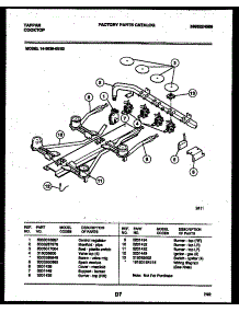 03 - Burner, Manifold And Gas Control parts for Frigidaire Cooktop 14-3038-66-02 from AppliancePartsPros.com