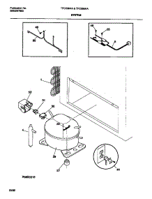 04 - System parts for Frigidaire Freezer TFC05M4AW2 from AppliancePartsPros.com
