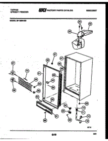 03 - Cabinet Parts parts for Frigidaire Freezer 99-1668-00-03 from AppliancePartsPros.com