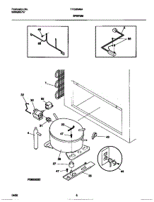 04 - System parts for Frigidaire Freezer TFC20M6AW3 from AppliancePartsPros.com