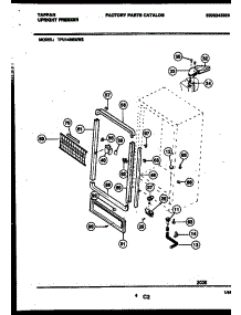 03 - Cabinet Parts parts for Frigidaire Freezer TFU14M5AW2 from AppliancePartsPros.com