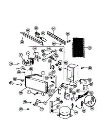 04 - System parts for Frigidaire Freezer TFU16F7BW1 from AppliancePartsPros.com