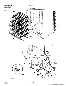 04 - System parts for Frigidaire Freezer TFU21M7AW4 from AppliancePartsPros.com