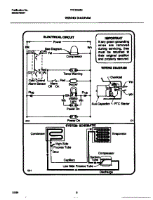 05 - Wiring Diagram parts for Frigidaire Freezer TFC23M6EW0 from AppliancePartsPros.com