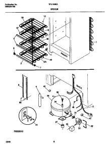 04 - System parts for Frigidaire Freezer TFU14M5AW4 from AppliancePartsPros.com