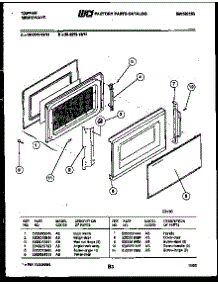 03 - Door Parts parts for Frigidaire Microwave 56-2278-10-15 from AppliancePartsPros.com